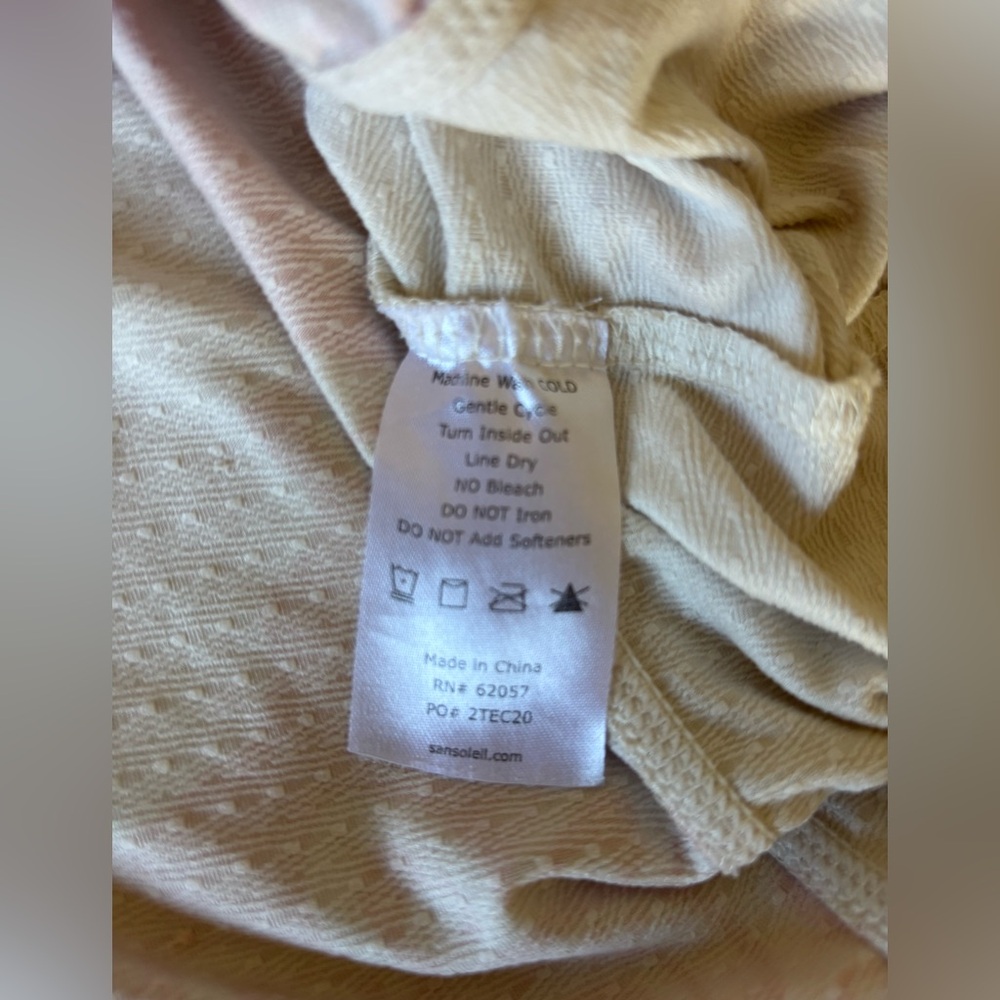 SanSoleil Floral Quarter Zip Golf Pullover Women’s Top - Picture 6 of 6
